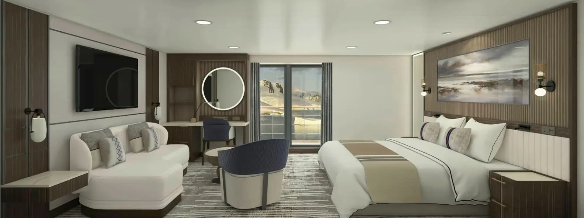 Deluxe Veranda Cabin in The Rooms